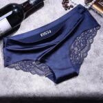 Sexy Lace Underwear for Women Frozen Silk Seamless Panties with Silky Tactile Touch 4 Pack, Assorted Colors S M L XL XXL3XL