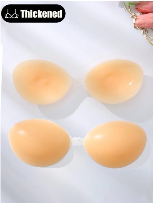 Ladies' Waterproof Thickened Silicone Breast Petals For Small Breast Lift Up & Push In, Special For Wedding Photography